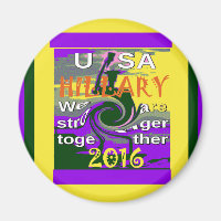 Vintage USA Stronger Together Abstract Art Print