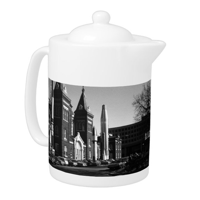 Vintage USA Washington National Air Space Museum Teapot (Left)