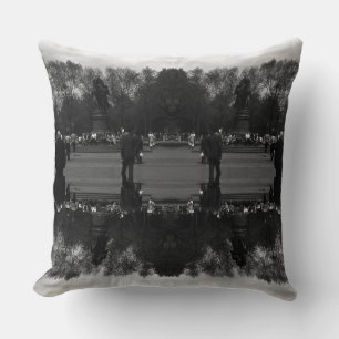 Vintage USA Washington Park Drawstring Bag Throw Pillow