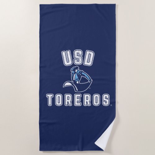 Vintage USD Toreros Beach Towel