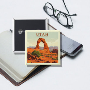 Vintage Utah Button