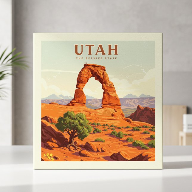  Vintage Utah Ceramic Tile (Creator Uploaded)