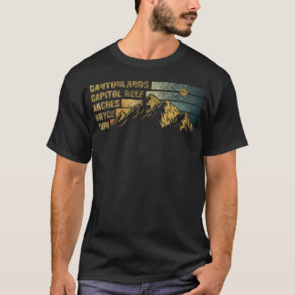Vintage Utah Souvenir Big 5 Utah Mighty Five T-Shirt