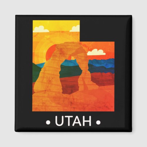 Vintage Utah State Magnet