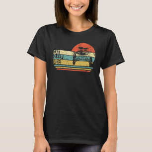 Vintage UTV Mud Riding Eat Sleep Ride SXS Life Off T-Shirt
