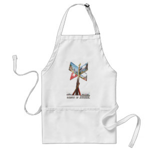 Vintage Vacation in Switzerland Adult Apron