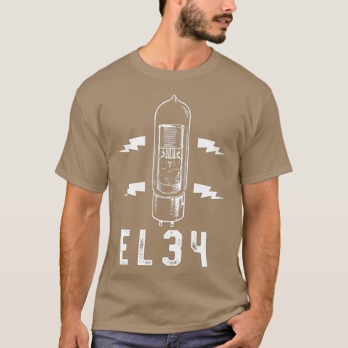 Vintage Vacuum Tube Analog Radio Electronics gift  T_Shirt