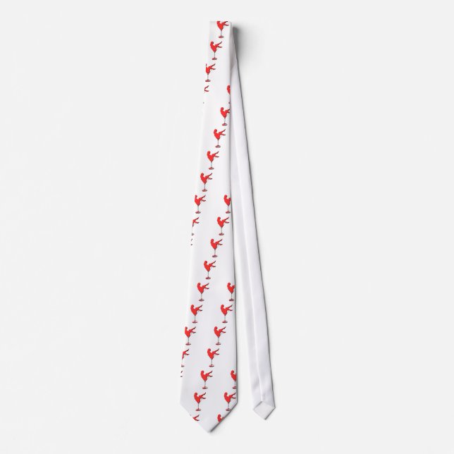 Vintage Vagas Martini Girl Tie (Front)