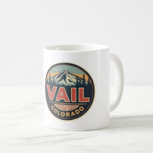 vintage Vail colorado outdoor cable car souvenirs Coffee Mug