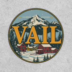 vintage Vail colorado outdoor winter snow ski Patch