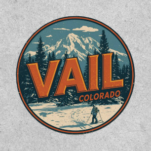 vintage Vail colorado outdoor winter snow ski Patch