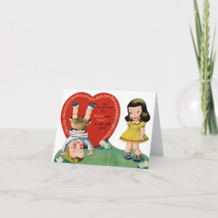 vintage valentine card