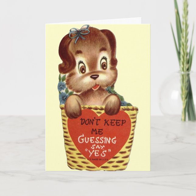 Vintage Valentine Card (Front)