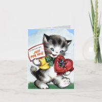 Vintage Valentine Card for Kids!