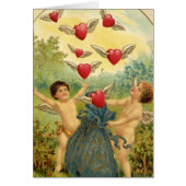 Vintage Valentine Cherubs and Hearts (Front)