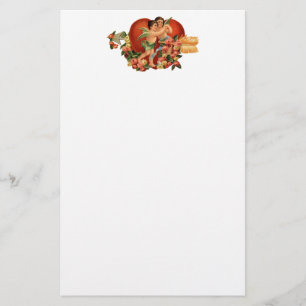 Vintage Valentine Cherubs Stationery