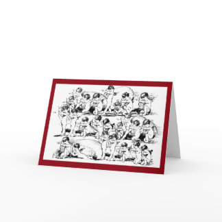 Vintage Valentine - Cupid's Firing Squad Holiday Card