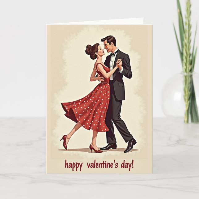 Vintage Valentine Dance Card (Front)