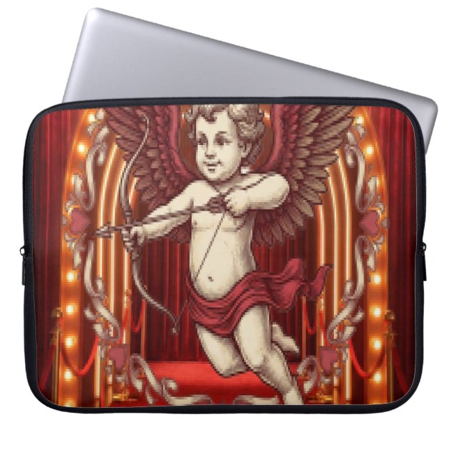 Vintage Valentine Day  Laptop Sleeve (Front)