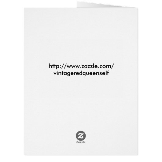 Vintage Valentine Drummer Girl (Back)