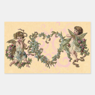 Vintage Valentine Faerie Stickers