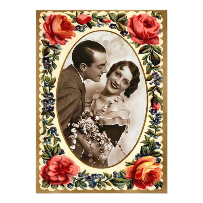 Vintage Valentine Flat Card