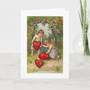 Vintage Valentine - God Sent You to Me, Holiday Card
