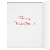 Vintage Valentine Heart - Greeting Card (Inside (Left))