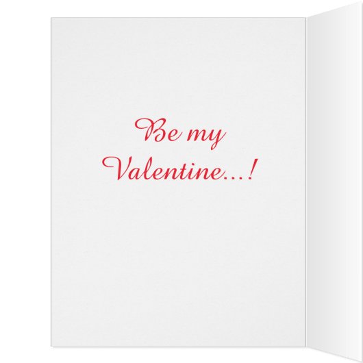 Vintage Valentine Heart - Greeting Card (Inside (Left))