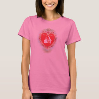 Vintage Valentine Heart - T-Shirt