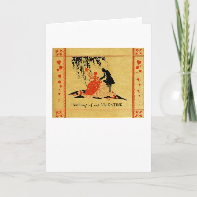 Vintage Valentine Holiday Card (Front)
