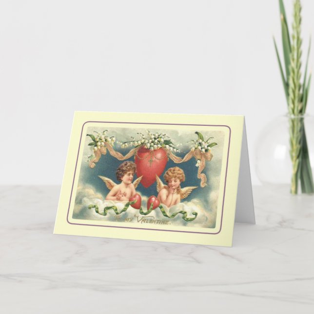 Vintage Valentine Holiday Card (Front)