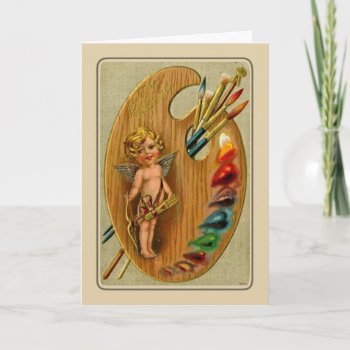 Vintage Valentine Holiday Card by Vintagearian at Zazzle