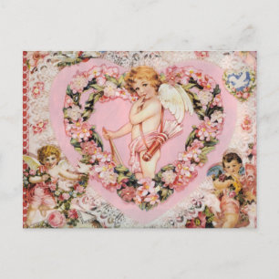 Vintage Valentine Holiday Postcard
