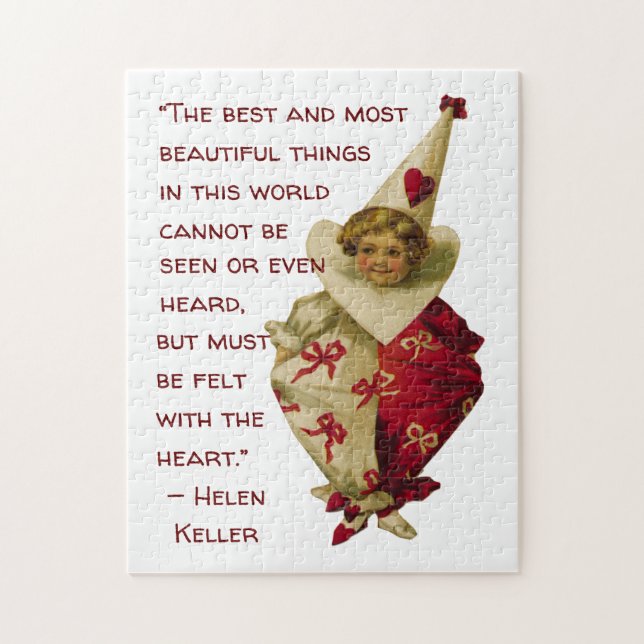 Vintage Valentine Jigsaw Puzzle (Vertical)