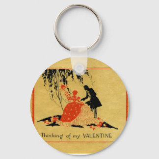 Vintage Valentine Keychain