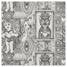 vintage valentine kitsch black half pearl