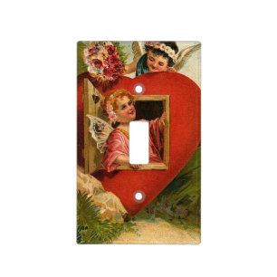 Vintage Valentine Light Switch Cover