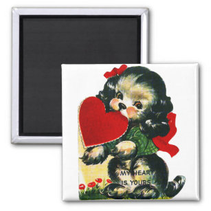 Vintage Valentine Magnet