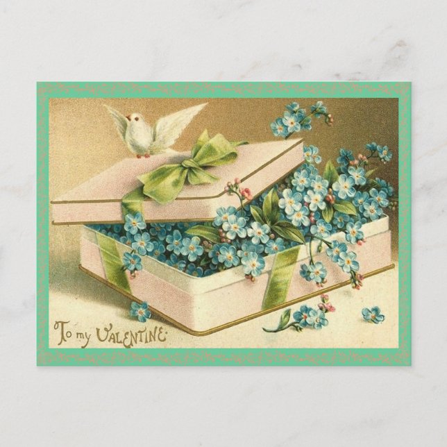 Vintage Valentine Postcard (Front)