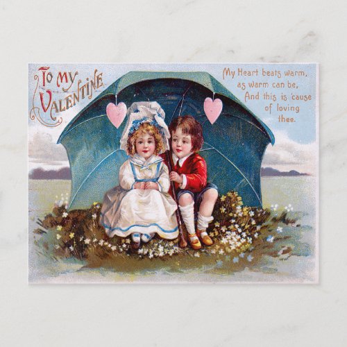 Vintage Valentine  Postcard