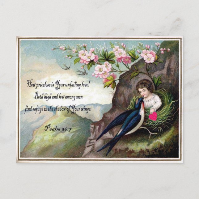 Vintage Valentine Postcard (Front)