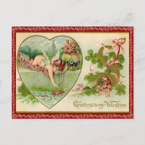 Vintage Valentine Postcard