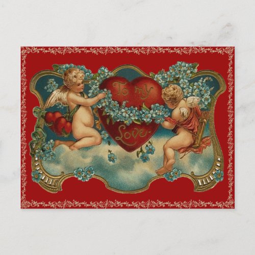 Vintage Valentine Postcard