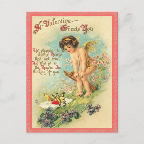 Vintage Valentine Postcard