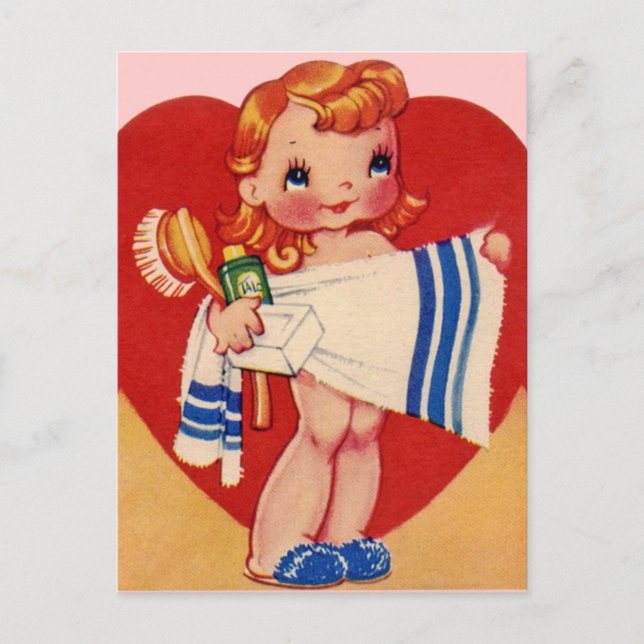 Vintage Valentine Postcards (Front)