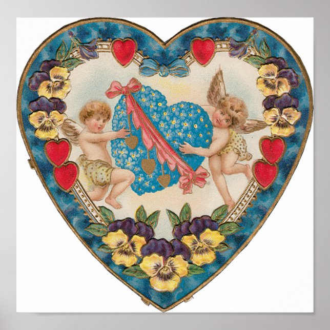 Vintage Valentine  Poster (Front)