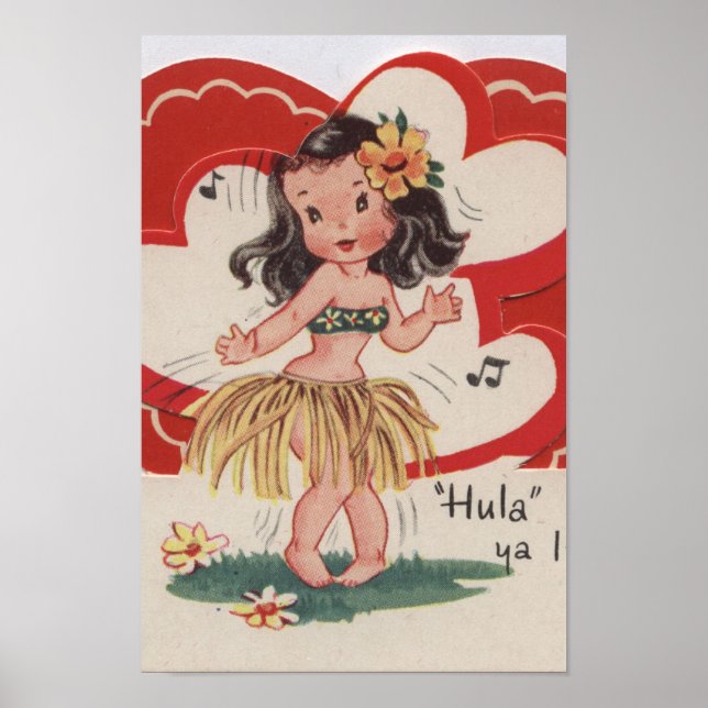 Vintage valentine - poster (Front)