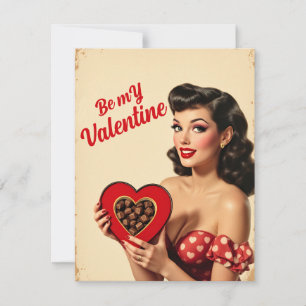 Vintage Valentine’s Day Holiday Card