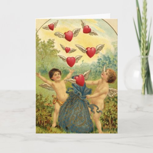 Vintage Valentine _ Share the Joy of Love Holiday Card